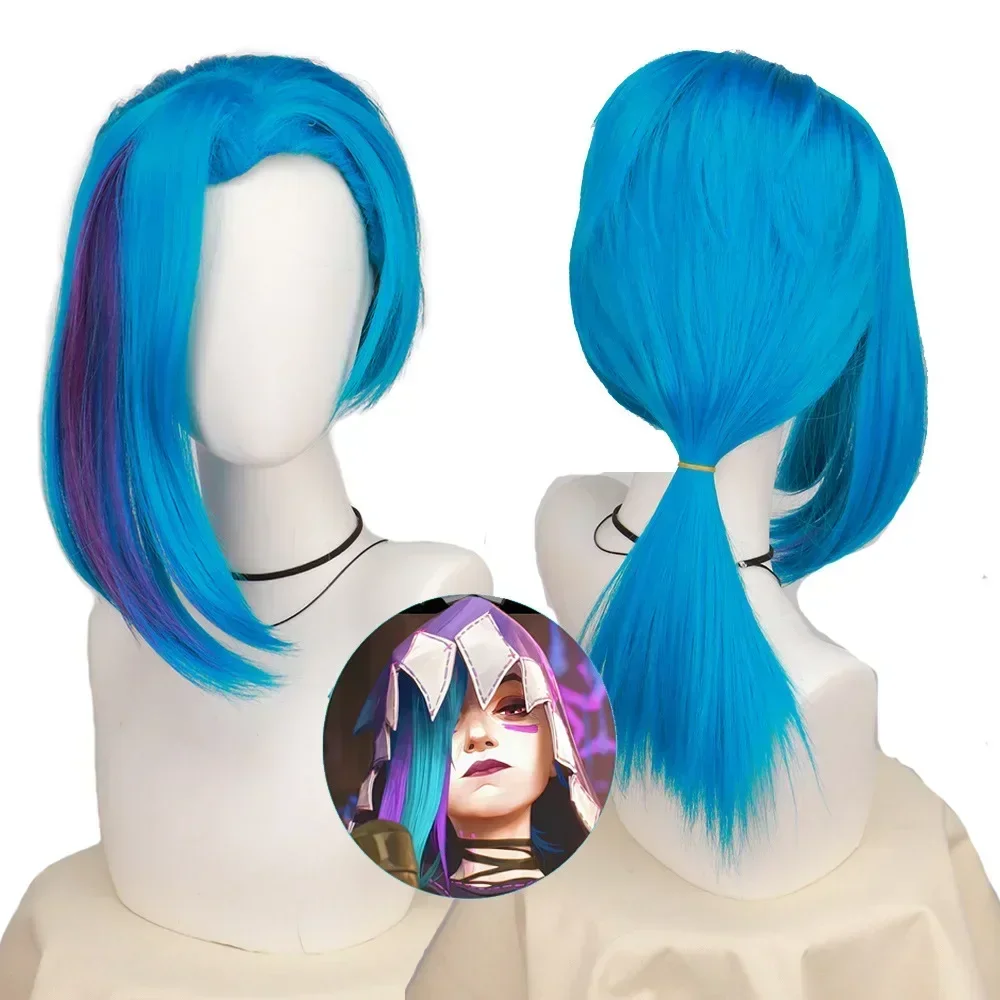 Women'S Accessories New Look - Perruque synthétique bleue résistante à la