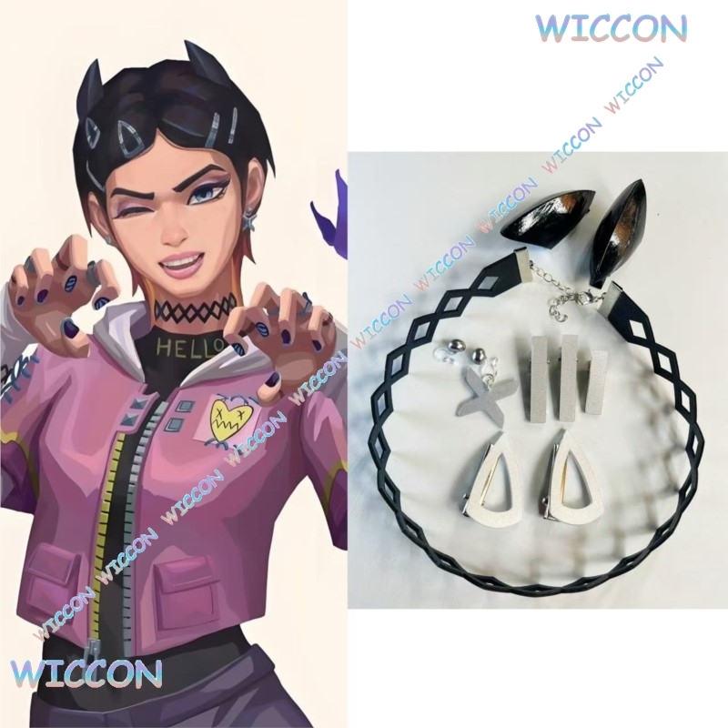 Women Knight Accessories - Valorant – collier à Clip en