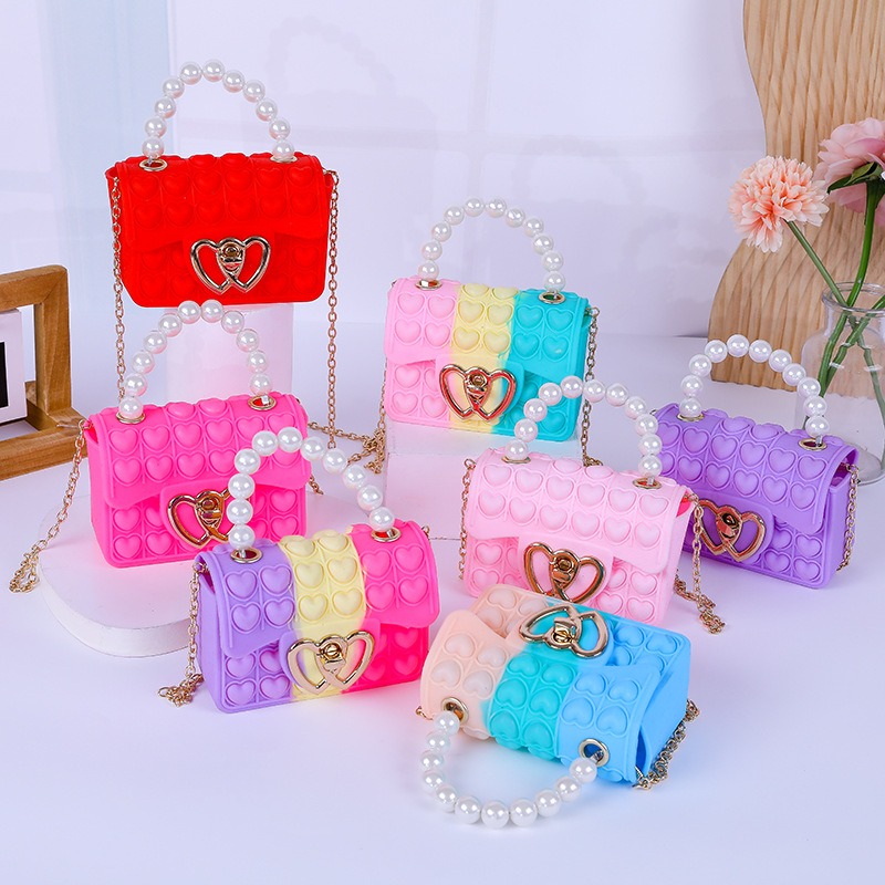 Sac de gelée de bulle d'amour  - Wallet Chain Bag avis et prix