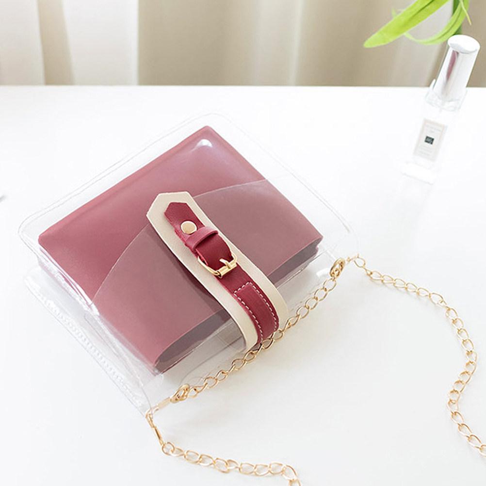 Sac à bandoulière transparent  - Wallet Chain Bag avis et prix
