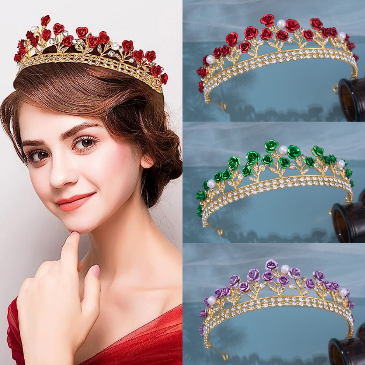 Couronne de mariée baroque en  - Women'S Accessories Jewelry avis et prix